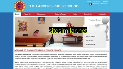Gdlancerspublicschool similar sites