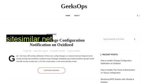 Geeksops similar sites