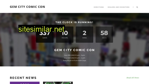 gemcitycomiccon.com alternative sites