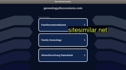 geneologydiscussions.com alternative sites
