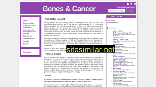 Genesandcancer similar sites