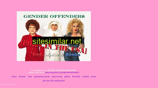 Genderoffenders similar sites