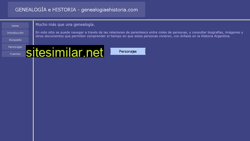 genealogiaehistoria.com alternative sites
