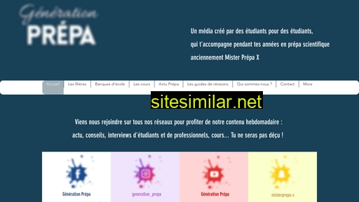generation-prepa.com alternative sites