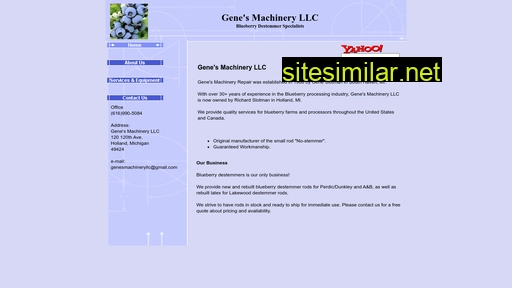 genesmachinery.com alternative sites