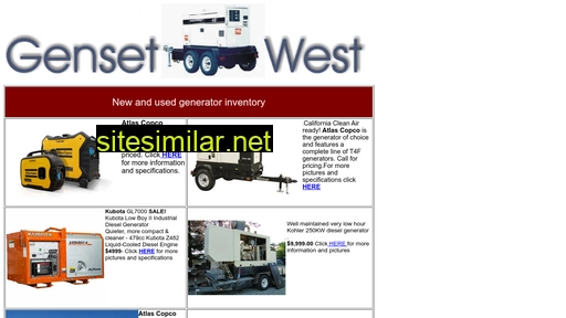 gensetwest.com alternative sites