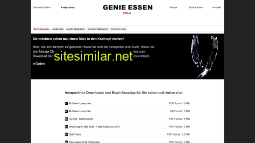 Genie-essen similar sites