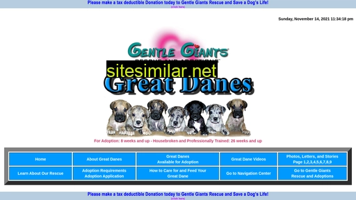 gentlegiantsrescue-great-danes.com alternative sites