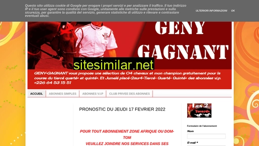 genygagnant.blogspot.com alternative sites