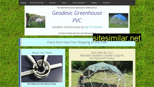 Geodesicgreenhousepvc similar sites