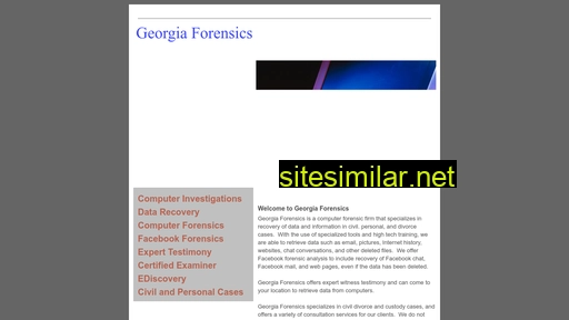 georgiaforensics.com alternative sites