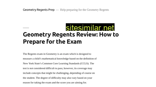 geometryregentsprep.com alternative sites