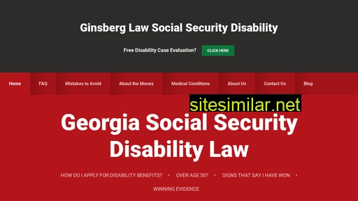 Georgiasocialsecuritydisabilityattorney similar sites