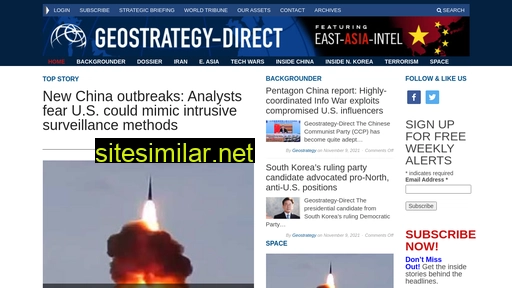 Geostrategy-direct-subscribers similar sites