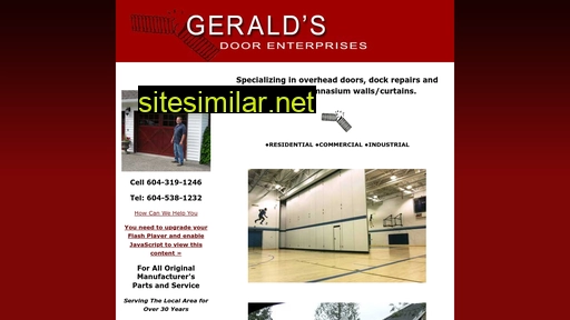 geraldsdoors.com alternative sites