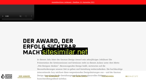 German-design-award similar sites