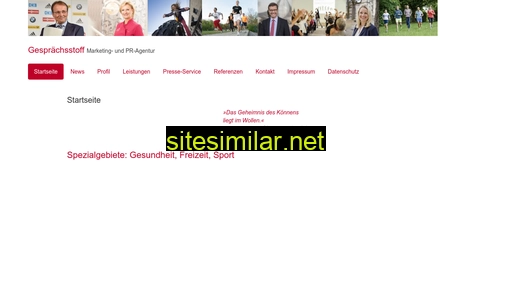 gespraechsstoff.com alternative sites