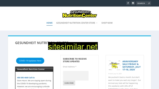 gesundheitnutrition.com alternative sites
