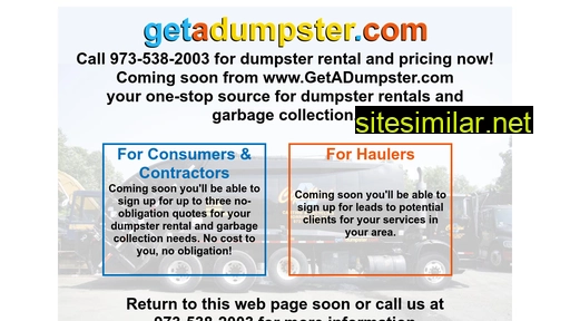 getadumpster.com alternative sites
