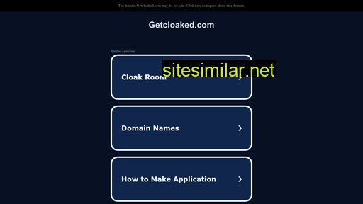 getcloaked.com alternative sites
