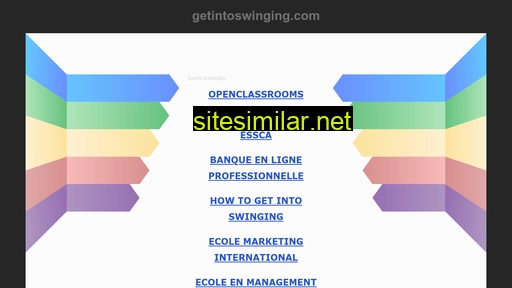 getintoswinging.com alternative sites