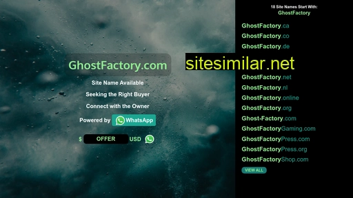 ghostfactory.com alternative sites