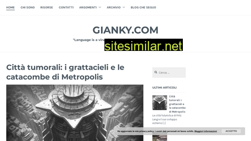 Gianky similar sites