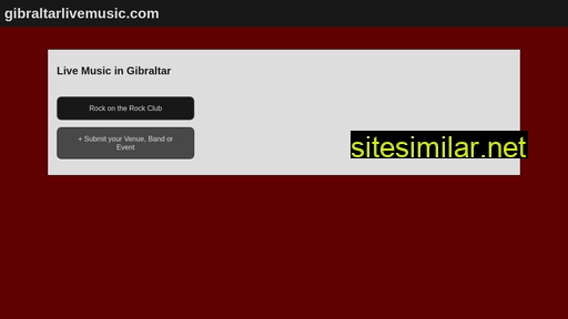 gibraltarlivemusic.com alternative sites