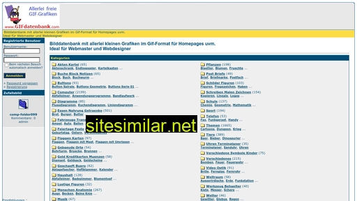 Gifdatenbank similar sites