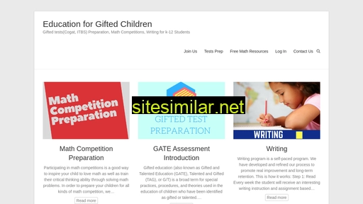 Gifted similar sites
