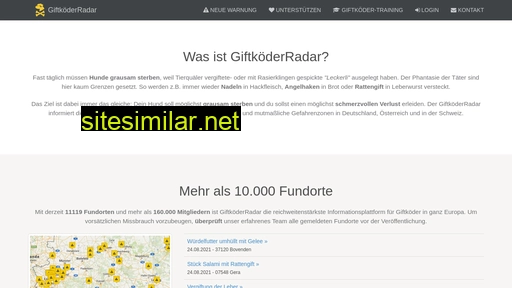 giftkoeder-radar.com alternative sites