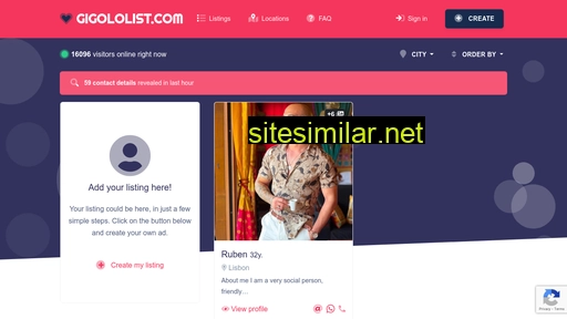 gigololist.com alternative sites