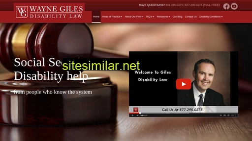 gilesdisabilitylaw.com alternative sites