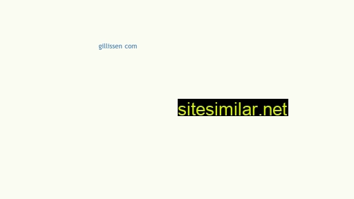 gillissen.com alternative sites