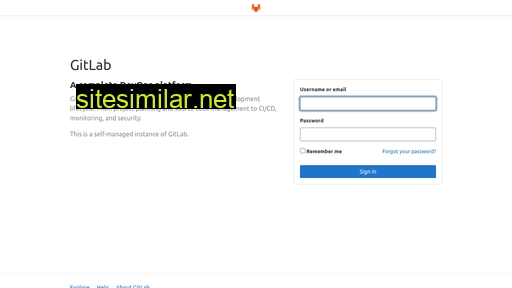 Gitlab similar sites