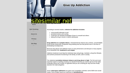 giveupaddiction.com alternative sites