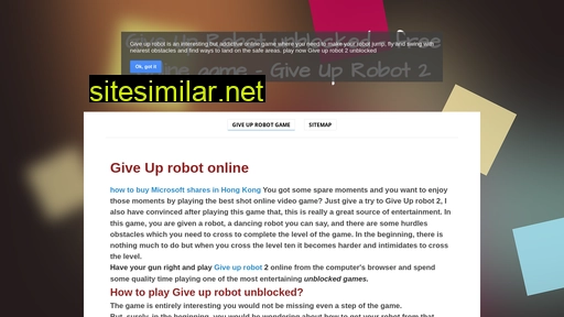 Giveuprobotgame similar sites