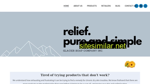 glaciersoap.com alternative sites