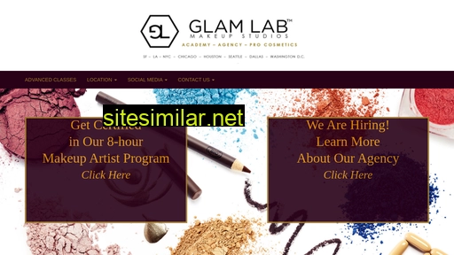 glamlabmakeupstudios.com alternative sites