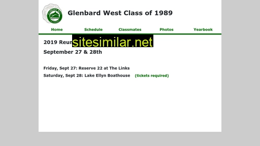 Glenbardwest1989 similar sites