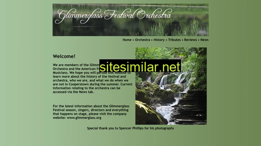 glimmerglassorchestra.com alternative sites