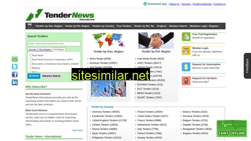 global.tendernews.com alternative sites