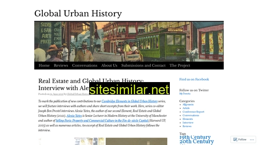 Globalurbanhistory similar sites