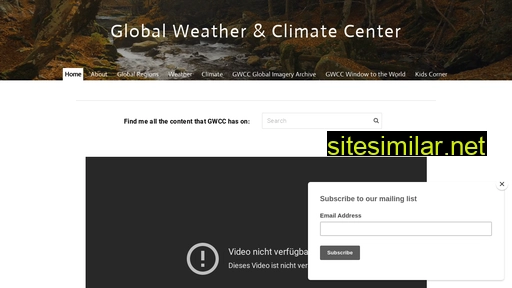 globalweatherclimatecenter.com alternative sites