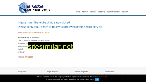 globetravelhealthcentre.com alternative sites