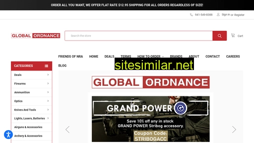globalordnance.com alternative sites
