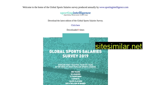 globalsportssalaries.com alternative sites