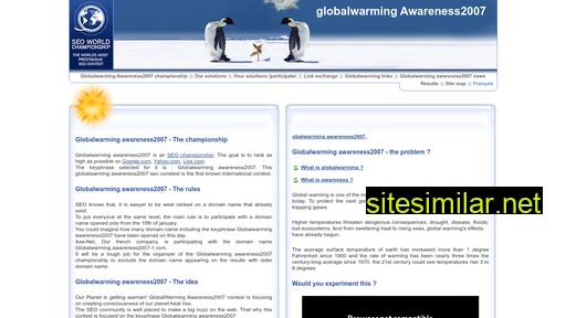 globalwarming-awareness2007-1.com alternative sites