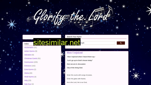 Glorify-thelord similar sites