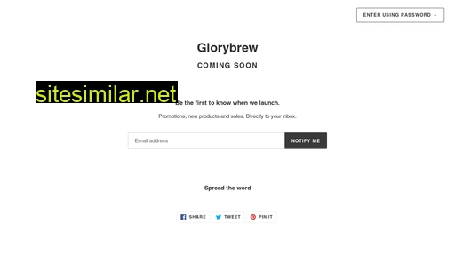 glorybrew.com alternative sites